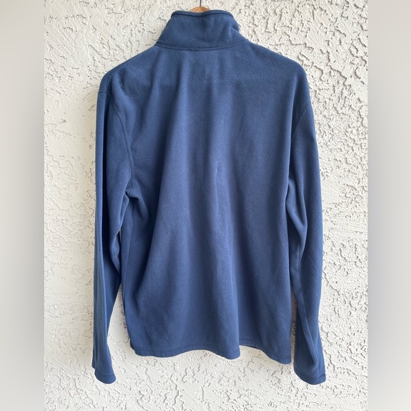 THE NORTH FACE Navy Blue Quarter-Zip Long Sleeve Pullover Fleece Men’s Medium - Picture 5 of 8